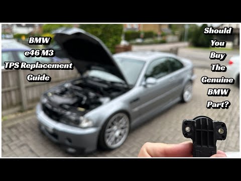 BMW e46 M3 Throttle position sensor TPS replacement guide