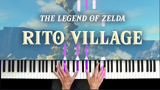 Zelda: Breath of the Wild Rito Village Piano + Synthesia