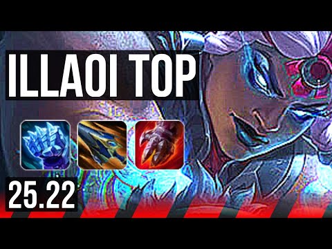 ILLAOI vs DARIUS (TOP) | 11 solo kills, 16/3/3, Dominating | EUW Diamond | 25.22