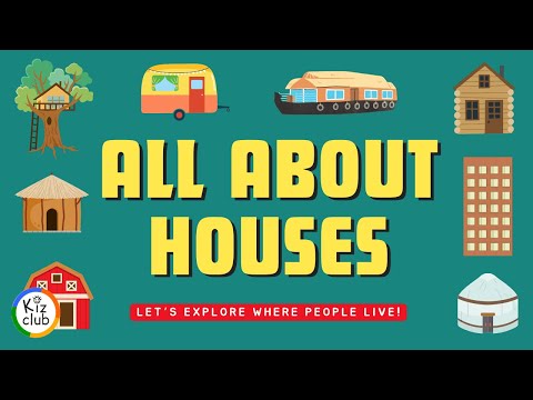 All About Houses | Types of Homes for Kids | Educational Story for Kids | Storytime with Kizclub