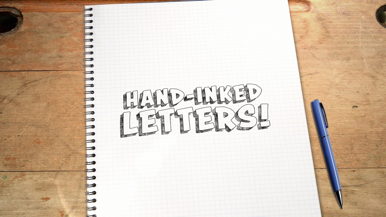 Hand Inked Letters preview