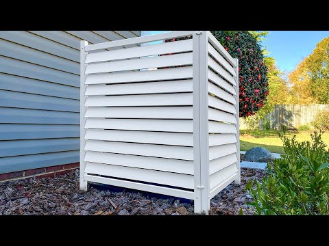 Waverly Louvered Privacy Screen Assembly and Install