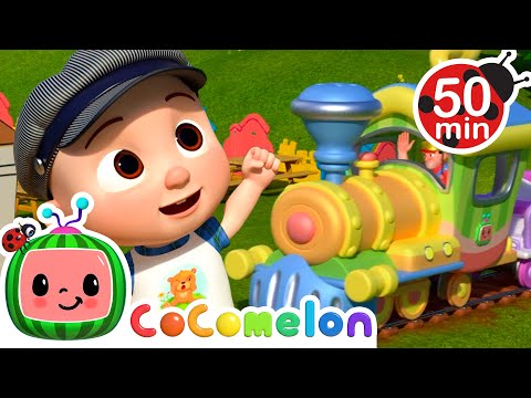 Train Park Song - I'm on a train | Cocomelon | Kids Cartoons & Nursery Rhymes | Moonbug Kids