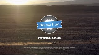 Honda CPO Leasing - Peace of Mind