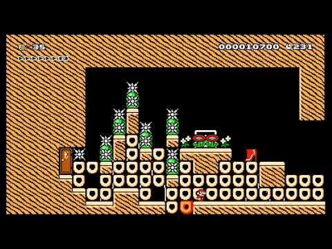 Barren Boot Desert [12ic] by Tyler - SUPER MARIO MAKER - NO COMMENTARY 1bf