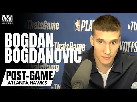Bogdan Bogdanovic says Biggest Challenge for Atlanta Will Be Stopping Joel Embiid | ATL HAWKS