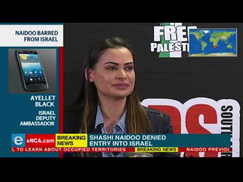 Shashi Naidoo denied entry into Israel