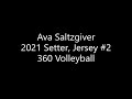 Ava Saltzgiver, 2021 Setter, Jersey #2, T of TX