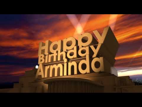 Happy Birthday Arminda