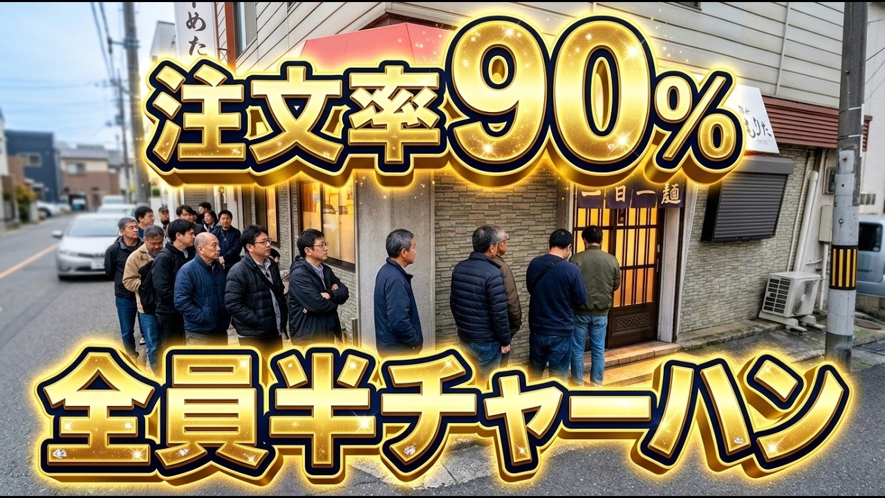 【大阪】250円チャーハンが旨すぎて客がほぼ全員注文する半チャーハンが鬼売れで凄かった