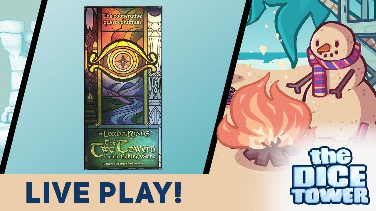 Live Play - Lord of the Rings: The Two Towers Trick-Taking Game