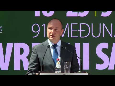 NOVI SAD 18.05.2024. Milan Đurić o sajmu poljoprivrede