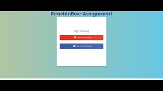 ReachInBox Assignment