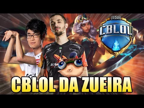 QIYANA NO CBLOL E SHRIMP 1V9 - CBLOL DA ZUEIRA