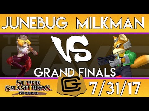 TCG Melee - Junebug (Sheik) vs Milkman (Fox) - Grand Finals - SSBM 7/31/17