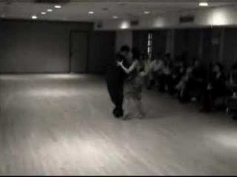  Murat Erdemsel  and  Michelle Erdemsel  are  dancing  to  the  tango  "  Yuyo Brujo  "