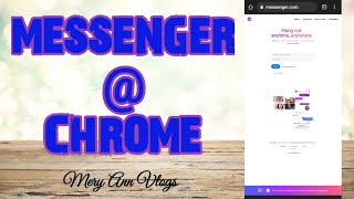 HOW TO OPEN OR USE MESSENGER AT YOUR CHROME BROWSER