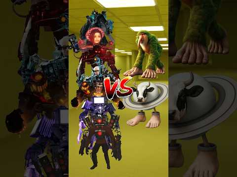 Titan Skibidi Toilet VS Brr Brr Patapim and La Vaca Saturno Saturnita #skibiditoilet #brainrot