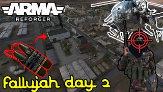 ARMA REFORGER 1.1  - FALLUJAH CAMPAIGN DAY 2 (IED FACTORY ASSAULT & HVT EXTRACT)