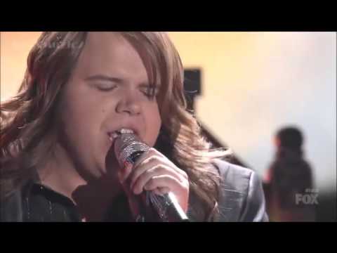 Amazing Caleb Johnson Rocks The Stage - Never Tears Us Apart
