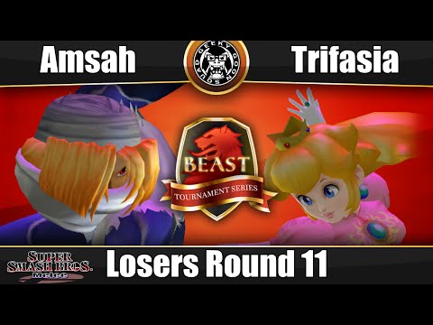 BEAST 6 - Amsah (Sheik) Vs. Trifasia (Peach) - Losers Round 11