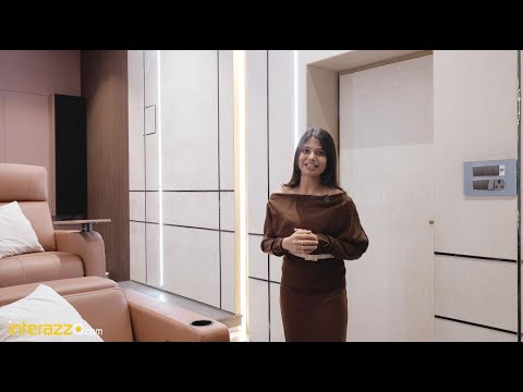 3BHK Premium Villa Interiors at Srinidhi Hill Park, Hyderabad | Glaks Kitchen | Home Theatre Design