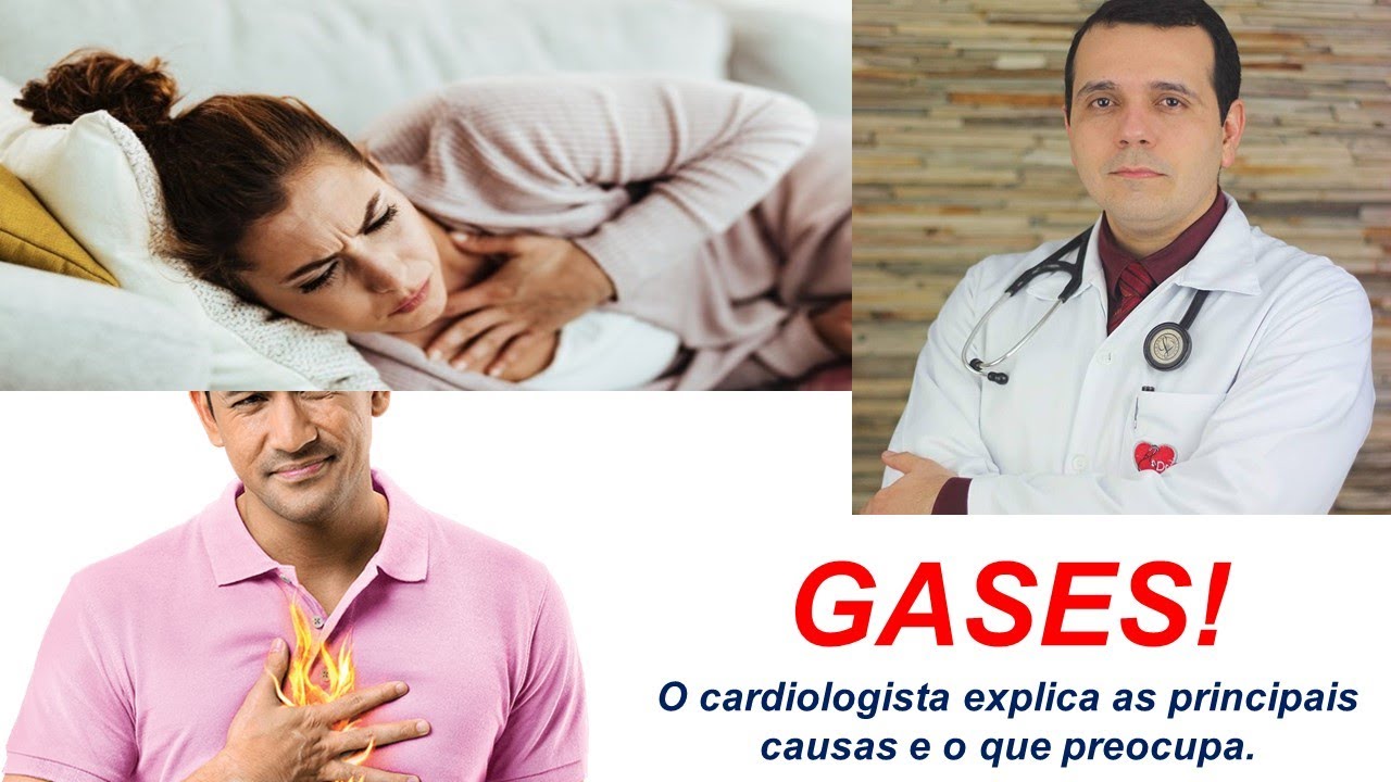 Gases no coração. Entenda o que é. Saiba quando se preocupar.