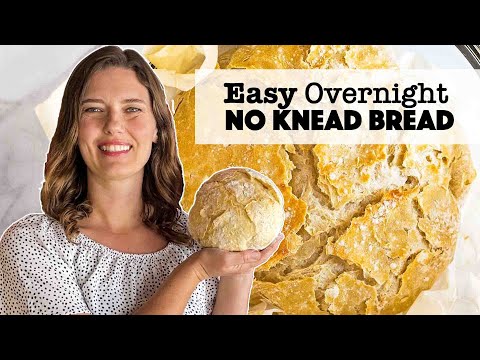 Easy Overnight No Knead Bread - No Dutch Oven Required