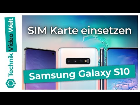 Samsung Galaxy S10 SIM Karte einsetzen