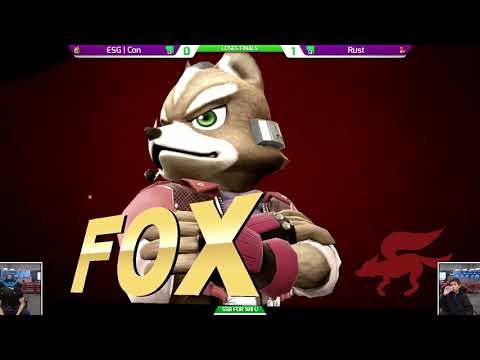 SAFGC Spring Season R2 2017 - Smash 4 - ESG | Con (Fox) vs Rust (Mario) - Losers Finals