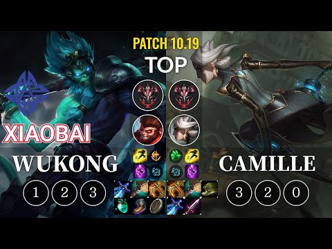 ES Xiaobai Wukong vs Camille Top - KR Patch 10.19