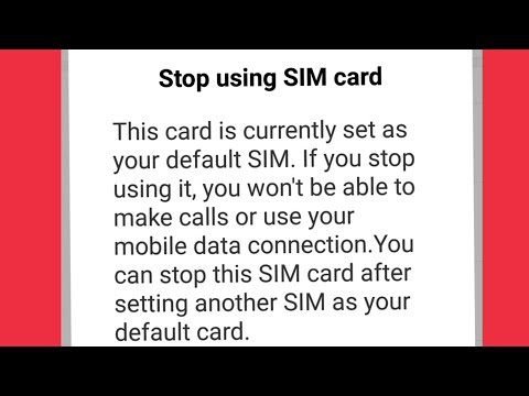 How To Fix Sim Card Not Stop || Turn off Problem|| Stop using SIM card