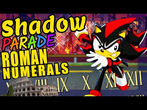 Shadow the Hedgehog with Sonic Teaching Roman Numerals in Latin Educational Video for Kids
