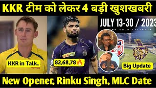 4 Good news from Kolkata Knight Riders| Marnus Labuschagne in kkr | Rinku Singh 🔥💜 | cric Circle