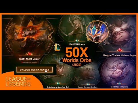 Do NOT open 50X Worlds 2024 Mega Orb Bundle... - League of Legends