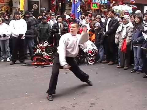 choy li fut form in cold New York city streets 2