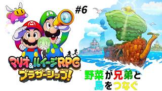 #6 野菜が兄弟と島をつなぐ【マリオ&ルイージRPG ブラザーシップ!】
