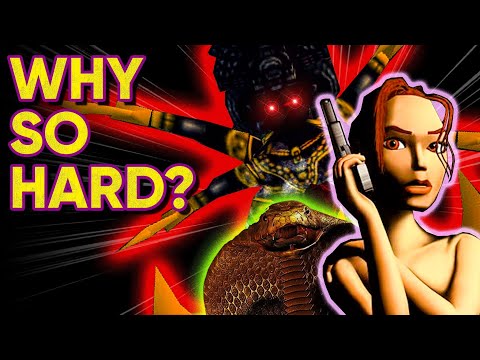 Tomb Raider 3 (1998) is NOTORIOUSLY hard, if you ask me