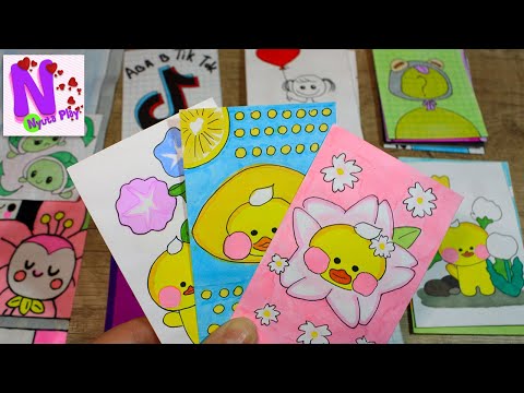 Уточка Лалафанфан из бумаги! Авы для тик тока! Бумажные сюрпризы Распаковка Nyuta Play