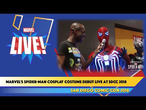 Marvel's Spider-Man Cosplay Costume Debut Live at SDCC 2018