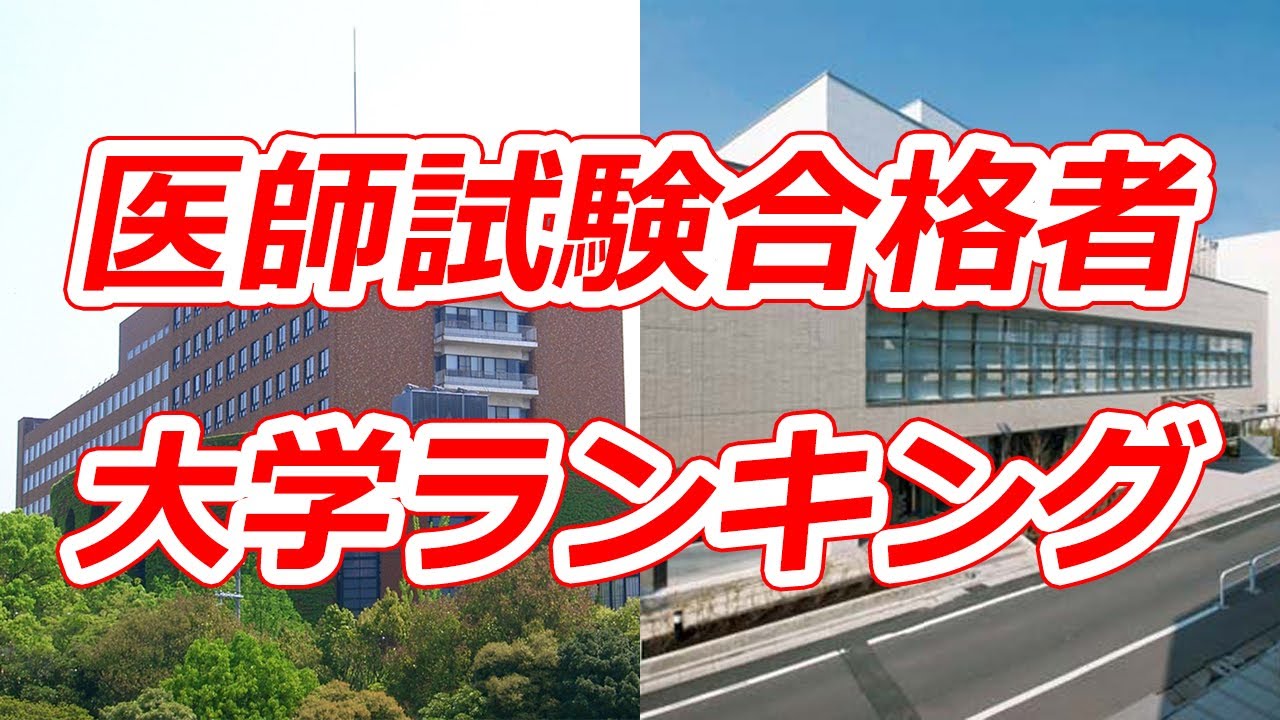 医師国家試験合格者 大学ランキング 2020年3月