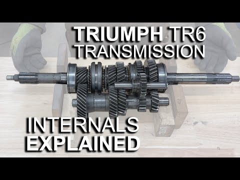 How a Triumph TR6 transmission works.