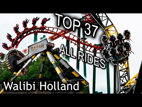 TOP 37 Walibi Holland - ALL RIDES