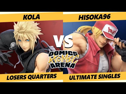 Domics Atomic Arena SSBU - Kola (Cloud) Vs. AnG | Hisoka96 (Terry) Ultimate Losers Quarters