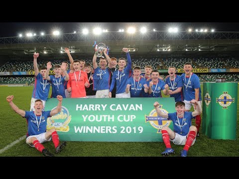 Harry Cavan Youth Cup final 2019: Linfield Rangers 4-1 St Oliver Plunkett