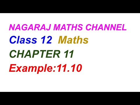 Example:11.10|| TN CLASS 12 MATHS || CHAPTER 11