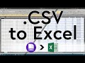 Opening CSV Files With Excel Quick Tip On Delimited Text Files