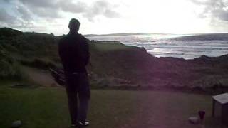 preview picture of video 'Harry at Doonbeg 14th Hole'