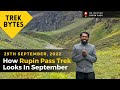 How Rupin Pass Trek Looks In September | Trek Bytes | Indiahikes