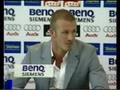 Beckham's last press conference at Real Madrid (subtitled)